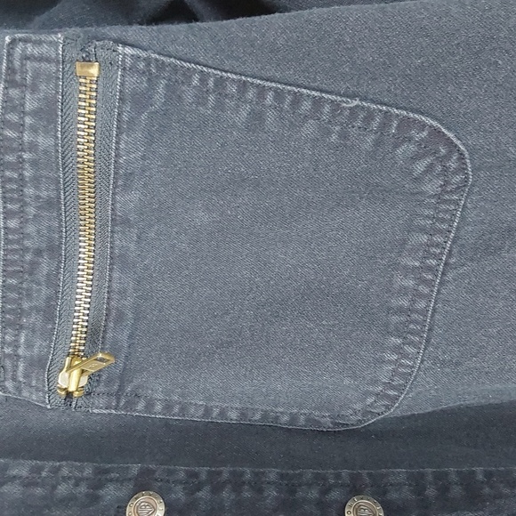 Looney Tunes / Warner Bro. Black Denim Bugs Bunny  Shirt Jacket Vintage Sz.XS - Picture 3 of 8